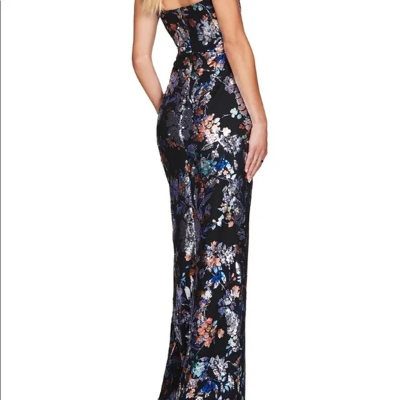 💘 Nookie Azalea Sequin Evening Gown Black - Picture 3 of 8